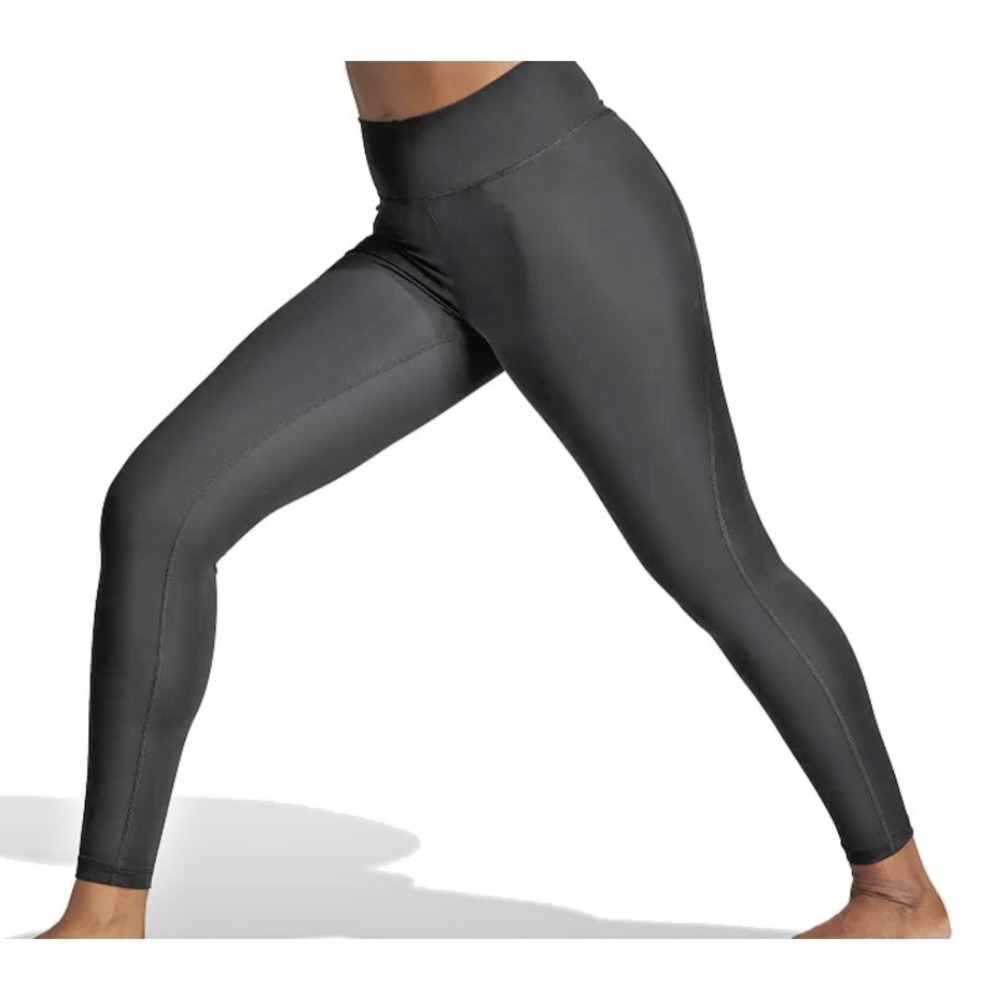 NWT Adidas Women's Black Burst All Me Essentials Full-Length Leggings S